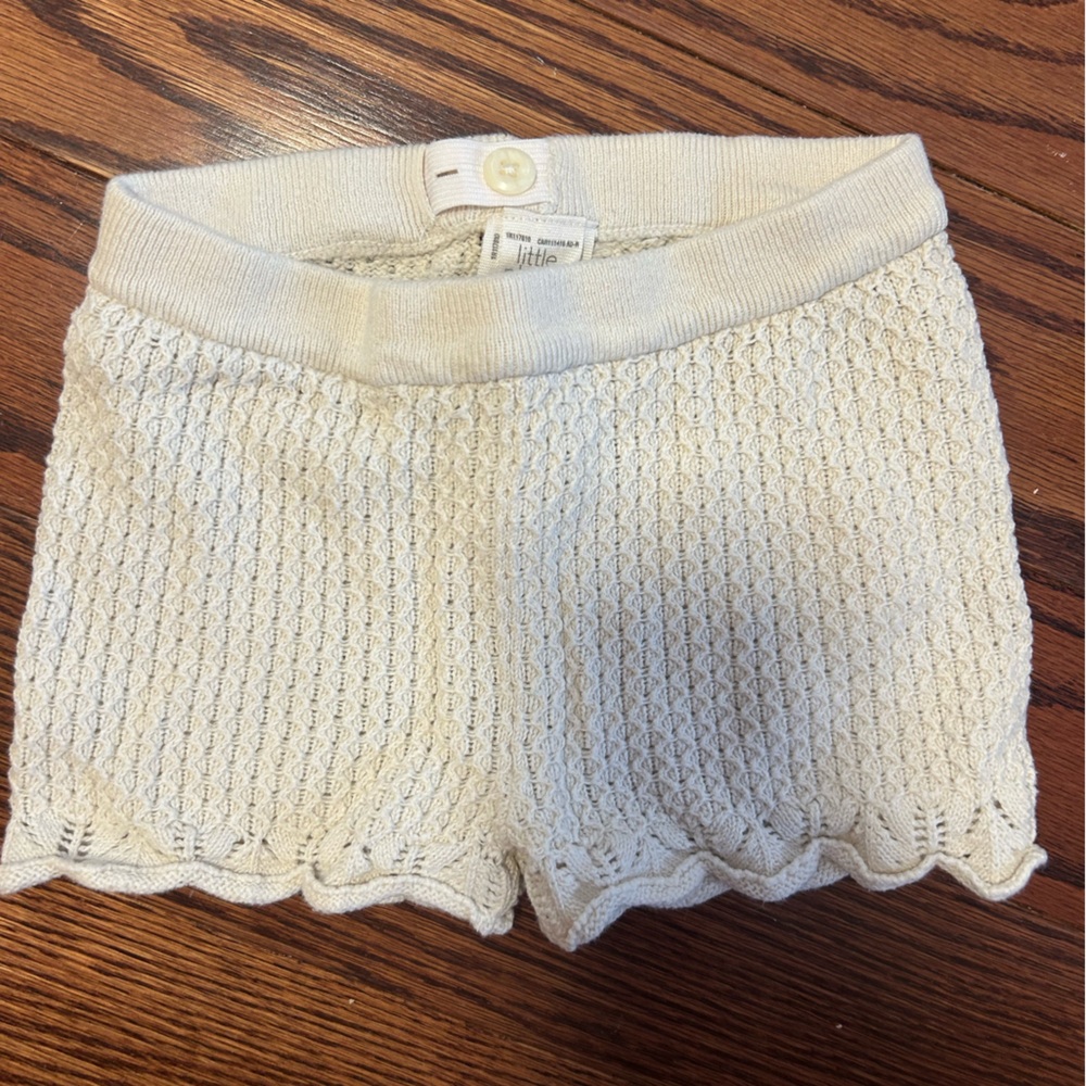 Little Cream Kids Matching Set Shorts